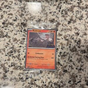 Pokemon Trading Card - Reshiram - Red and Black